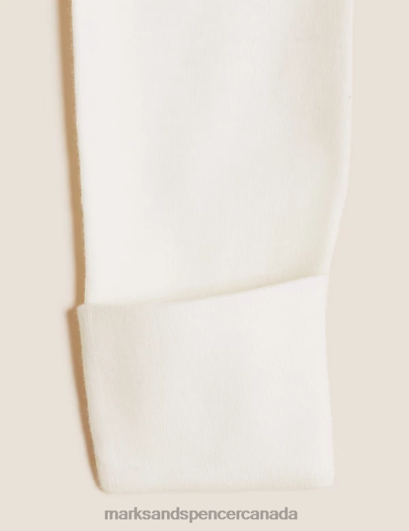 Marks and Spencer sale - Baby Cream Mix Clothing Marks & Spencer Pure Cotton Daddy Slogan Star Bodysuit 20VTD7457