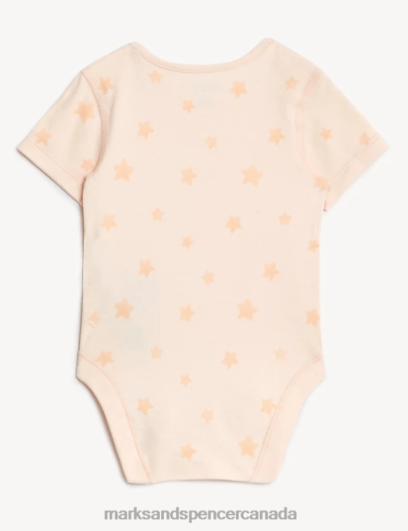 Marks and Spencer near me - Baby Multi Clothing Marks & Spencer 3pk Pure Cotton Star Bodysuits 20VTD7484