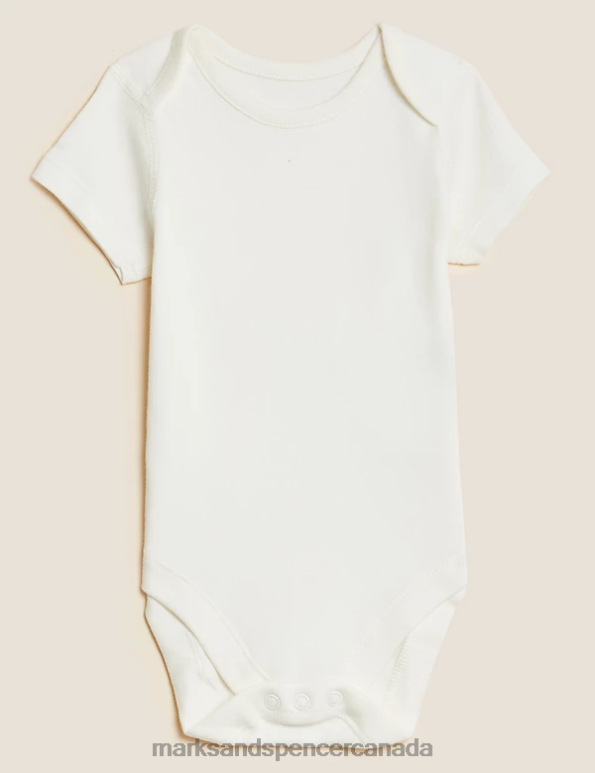 Marks and Spencer sale - Baby Pink Mix Clothing Marks & Spencer 7pk Pure Cotton Bodysuits 20VTD7638