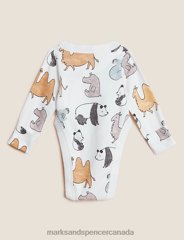 Marks and Spencer near me - Baby Smoke Clothing Marks & Spencer 3pk Hip Dysplasia Pure Cotton Bodysuits 20VTD7548