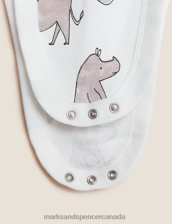 Marks and Spencer near me - Baby Smoke Clothing Marks & Spencer 3pk Hip Dysplasia Pure Cotton Bodysuits 20VTD7548