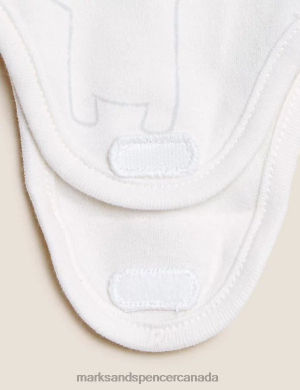 Marks and Spencer sale - Baby White Mix Clothing Marks & Spencer 3pk Pure Cotton Premature Bodysuits 20VTD7503
