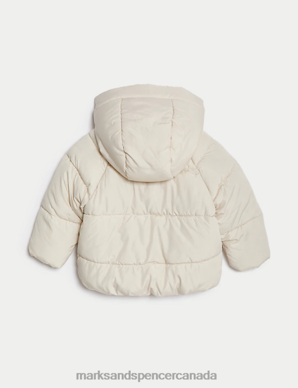 Marks and Spencer sale - Baby Cream Mix Clothing Marks & Spencer Stormwear Lightweight Padded Jacket 20VTD7768