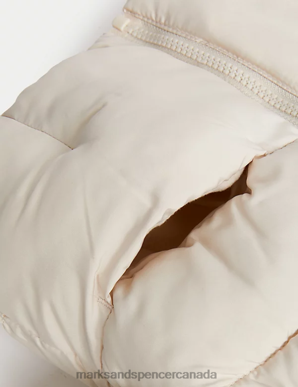 Marks and Spencer sale - Baby Cream Mix Clothing Marks & Spencer Stormwear Lightweight Padded Jacket 20VTD7768