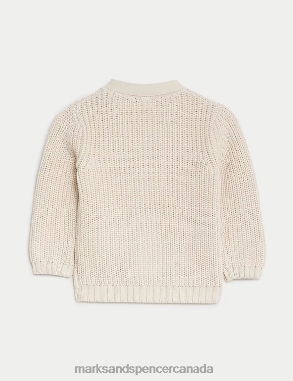 Marks and Spencer sale - Baby Calico Clothing Marks & Spencer Pure Cotton Knitted Cardigan 20VTD7277