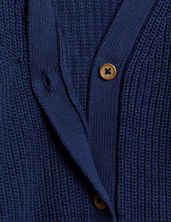 Baby Indigo Clothing Marks & Spencer Pure Cotton Knitted Cardigan 20VTD7559 - Marks and Spencer outlet