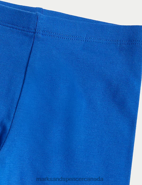 Baby Bright Blue Clothing Marks & Spencer Cotton Rich Leggings 20VTD7346 - Marks and Spencer outlet