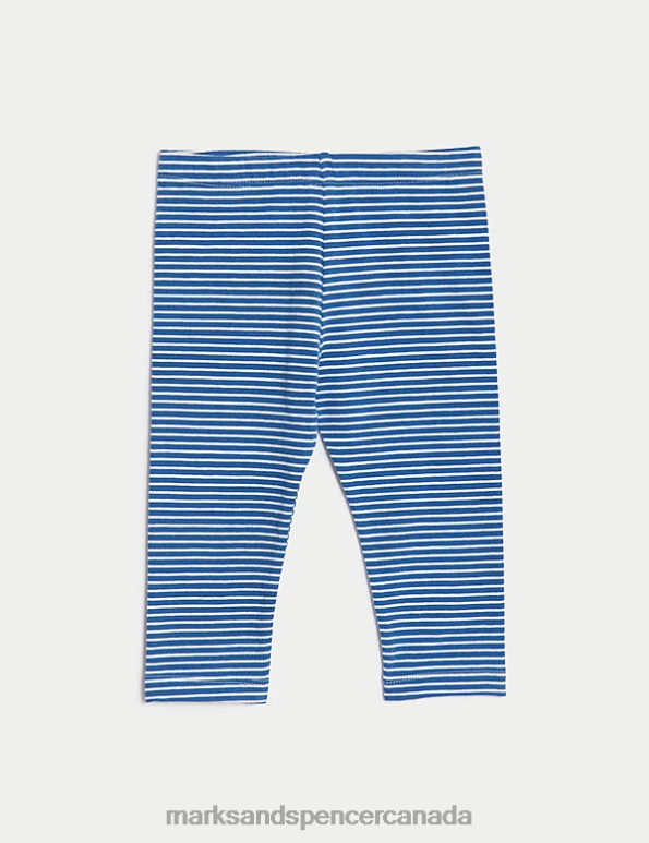 Marks and Spencer near me - Baby Multi Clothing Marks & Spencer 3pk Cotton Rich Striped Leggings 20VTD7279