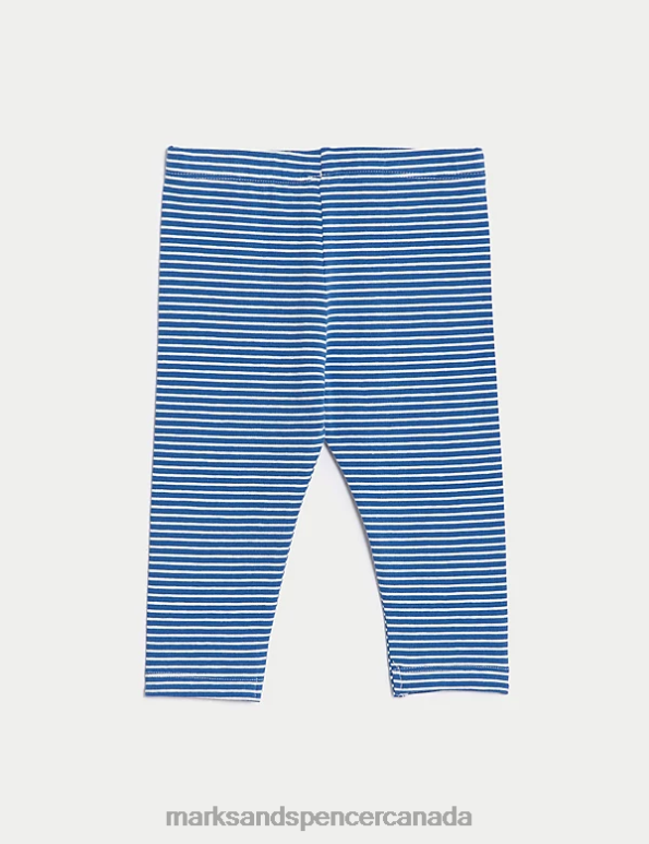 Marks and Spencer near me - Baby Multi Clothing Marks & Spencer 3pk Cotton Rich Striped Leggings 20VTD7279