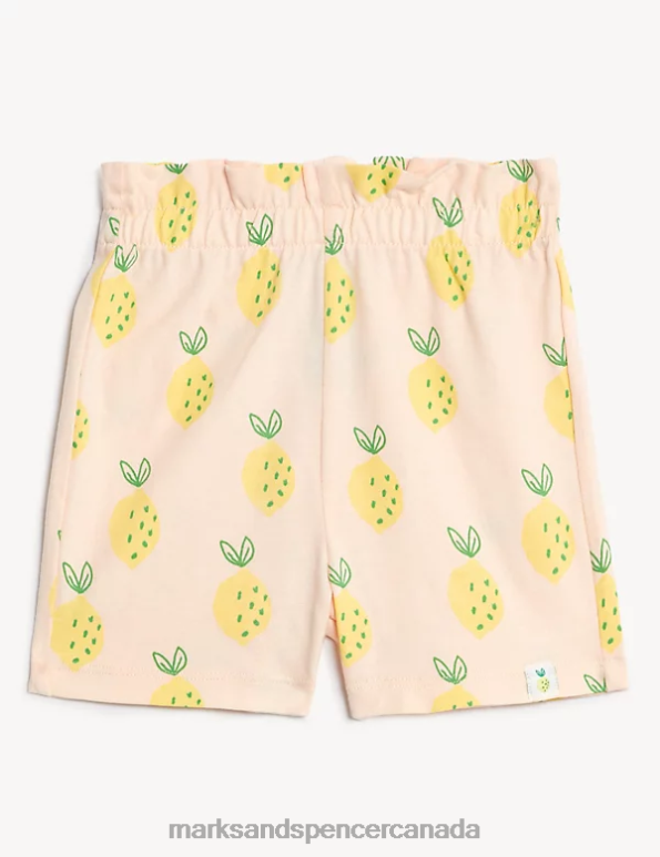 Baby Multi Clothing Marks & Spencer 3pk Pure Cotton Shorts 20VTD7714 - Marks and Spencer outlet
