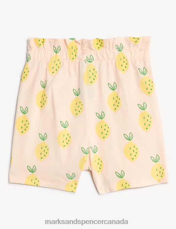 Baby Multi Clothing Marks & Spencer 3pk Pure Cotton Shorts 20VTD7714 - Marks and Spencer outlet