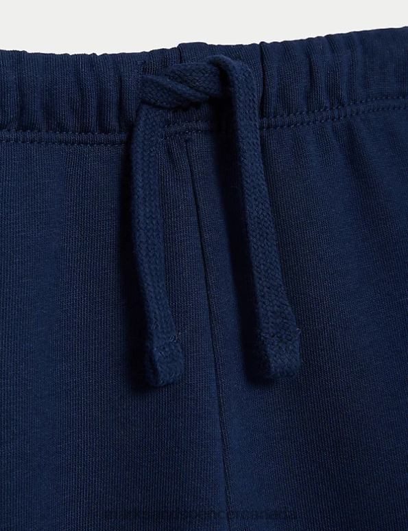 Baby Navy Clothing Marks & Spencer 2pk Cotton Rich Joggers 20VTD7250 - Marks and Spencer outlet