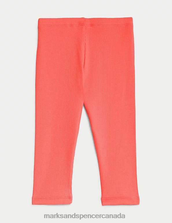Marks and Spencer sale - Baby Sun Glow Clothing Marks & Spencer Cotton Rich Ribbed Leggings 20VTD7913