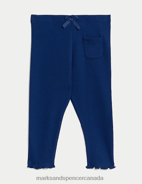 Baby Blue Mix Clothing Marks & Spencer 2pc Cotton Rich Floral Outfit 20VTD7664 - Marks and Spencer online