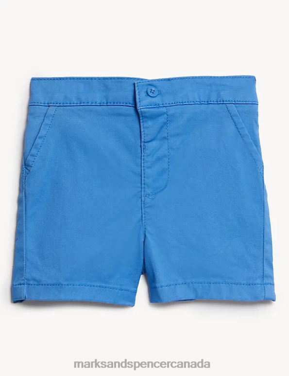 Marks and Spencer sale - Baby Blue Mix Clothing Marks & Spencer 2pc Cotton Rich Top & Bottom Outfit 20VTD7497