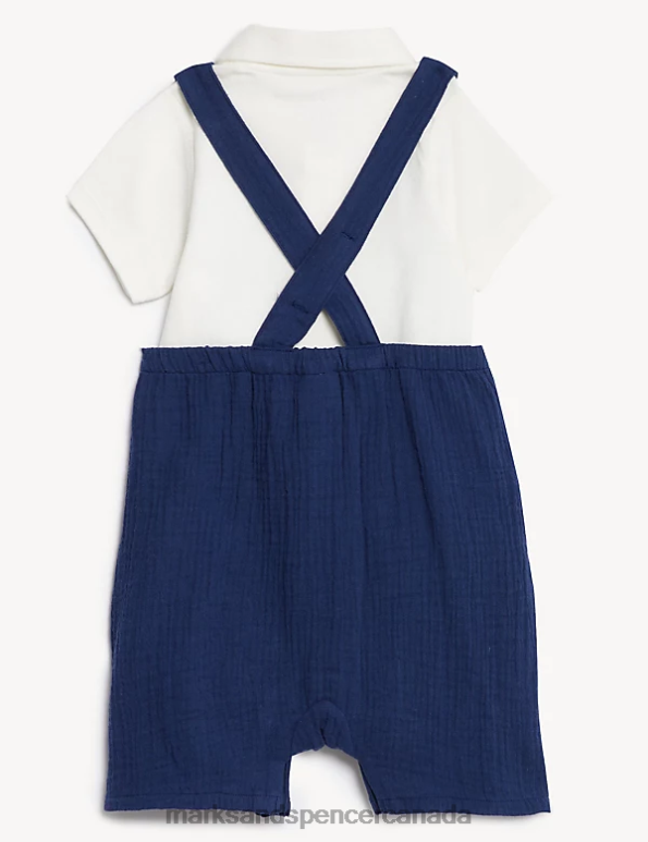 Baby Blue Mix Clothing Marks & Spencer 2pc Pure Cotton Peter Rabbit Outfit 20VTD7398 - Marks and Spencer outlet