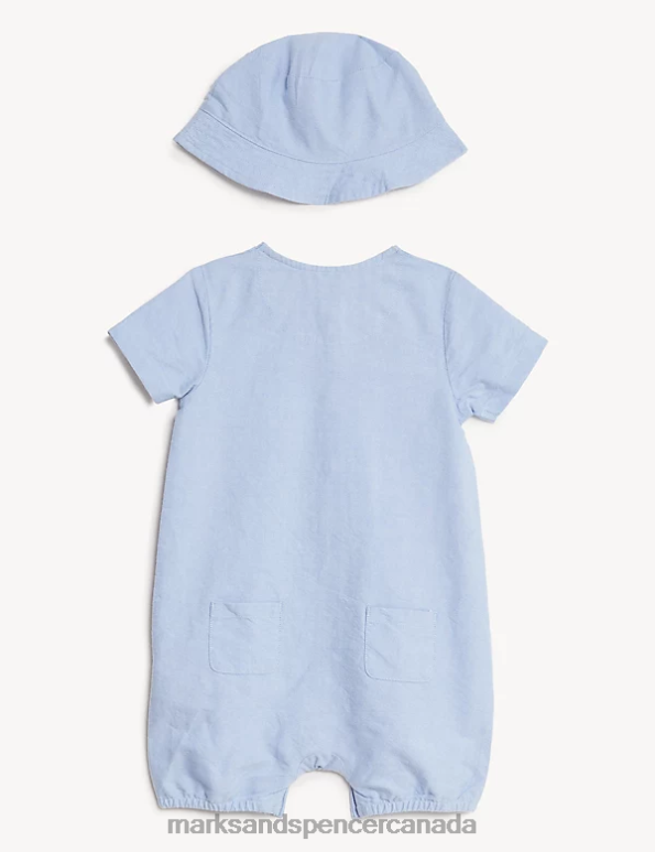 Marks and Spencer Canada - Baby Blue Mix Clothing Marks & Spencer 2pc Pure Cotton Peter Rabbit Outfit 20VTD7400