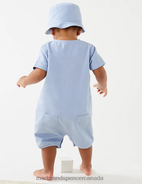 Marks and Spencer Canada - Baby Blue Mix Clothing Marks & Spencer 2pc Pure Cotton Peter Rabbit Outfit 20VTD7400