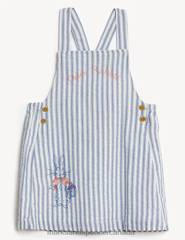 Marks and Spencer Canada - Baby Blue Mix Clothing Marks & Spencer 3pc Pure Cotton Peter Rabbit Outfit 20VTD7668