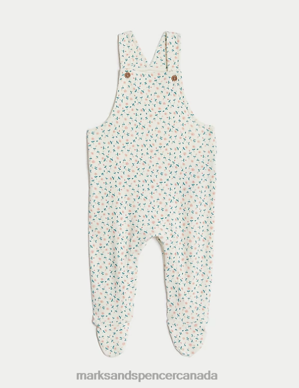 Marks and Spencer Canada - Baby Blush Clothing Marks & Spencer 2pc Pure Cotton Floral Outfit 20VTD7629