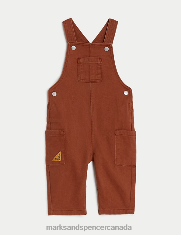Marks and Spencer near me - Baby Brown Mix Clothing Marks & Spencer 2pc Pure Cotton Outfit 20VTD7331