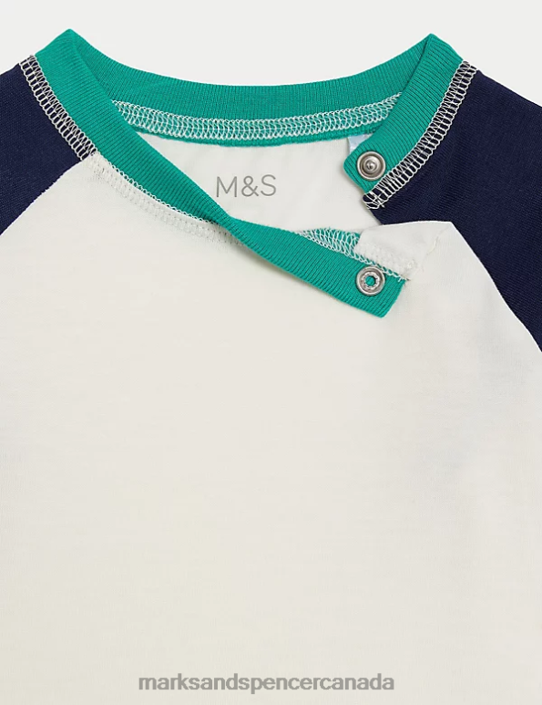 Marks and Spencer near me - Baby Brown Mix Clothing Marks & Spencer 2pc Pure Cotton Outfit 20VTD7331