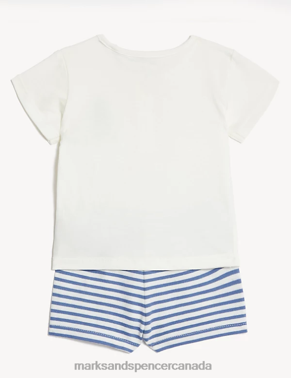 Marks and Spencer near me - Baby Cream Mix Clothing Marks & Spencer 2pc Pure Cotton Peter Rabbit Outfit 20VTD7267