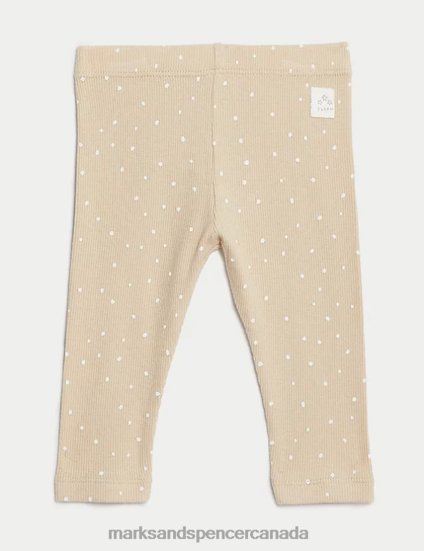 Marks and Spencer sale - Baby Dark Almond Clothing Marks & Spencer 2pc Cotton Rich Spot Outfit 20VTD7335