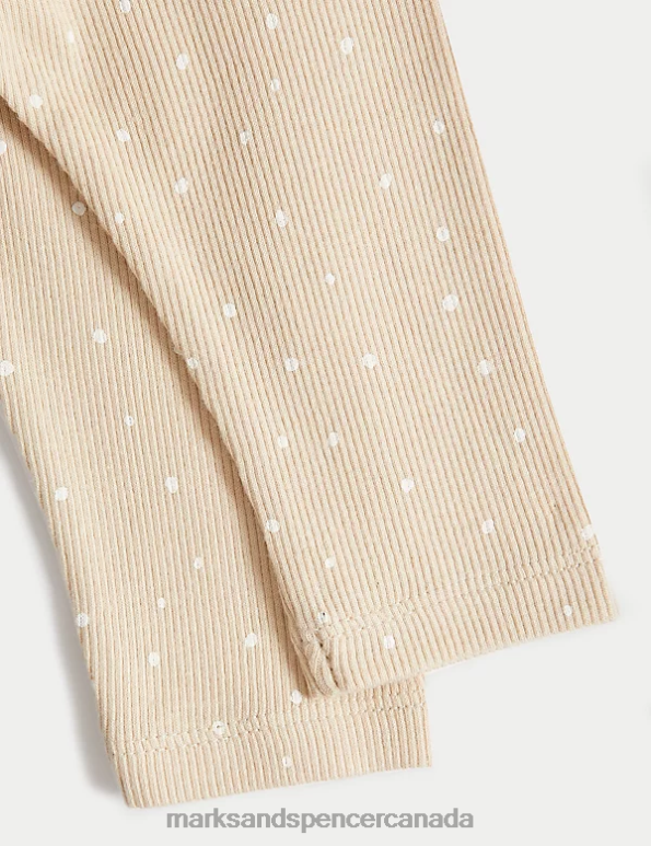 Marks and Spencer sale - Baby Dark Almond Clothing Marks & Spencer 2pc Cotton Rich Spot Outfit 20VTD7335
