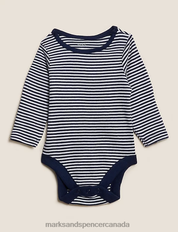 Marks and Spencer sale - Baby Denim Clothing Marks & Spencer 2pc Pure Cotton Dungaree Outfit 20VTD7593