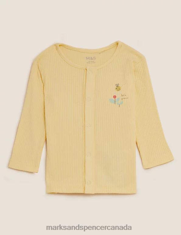 Marks and Spencer sale - Baby Ivory Mix Clothing Marks & Spencer 2pc Pure Cotton Embroidered Outfit 20VTD7407