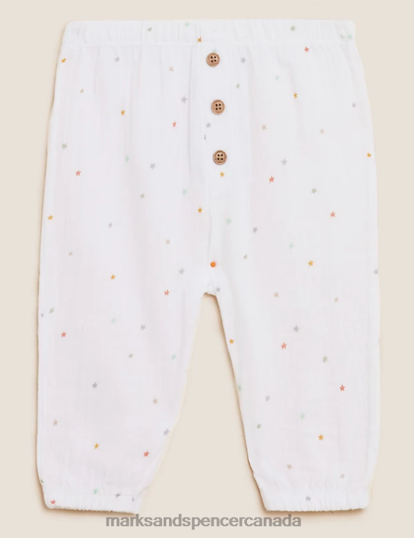 Marks and Spencer near me - Baby Ivory Mix Clothing Marks & Spencer 2pc Pure Cotton Star Outfit 20VTD7428
