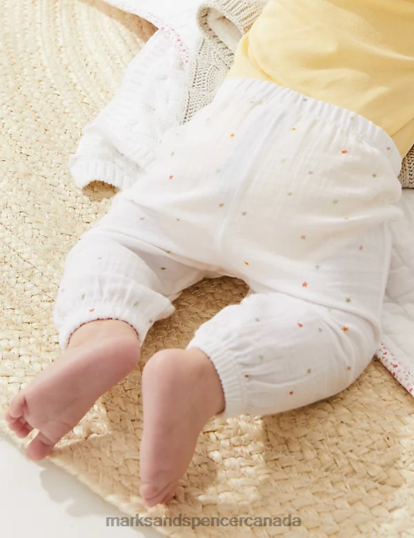 Marks and Spencer near me - Baby Ivory Mix Clothing Marks & Spencer 2pc Pure Cotton Star Outfit 20VTD7428
