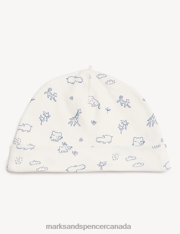 Marks and Spencer sale - Baby Ivory Mix Clothing Marks & Spencer 3pc Pure Cotton Animal Print Outfit 20VTD7557