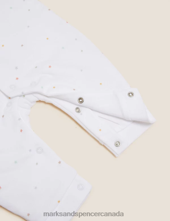 Marks and Spencer sale - Baby Ivory Mix Clothing Marks & Spencer Pure Cotton Printed 1.5 Tog All in One 20VTD7786