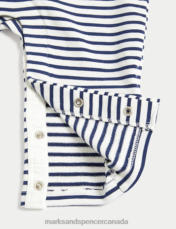 Marks and Spencer near me - Baby Multi Clothing Marks & Spencer 2pc Cotton Rich Striped Outfit 20VTD7236