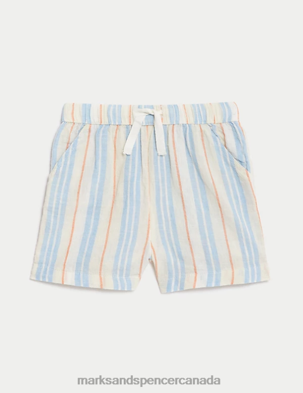 Baby Multi Clothing Marks & Spencer 2pc Cotton Rich Top & Bottom Outfit 20VTD7564 - Marks and Spencer Canada locations