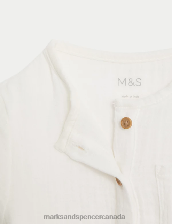 Baby Multi Clothing Marks & Spencer 2pc Cotton Rich Top & Bottom Outfit 20VTD7564 - Marks and Spencer Canada locations