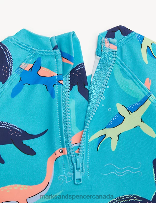 Baby Multi Clothing Marks & Spencer 2pc Dinosaur Swim Outfit 20VTD7467 - Marks and Spencer online