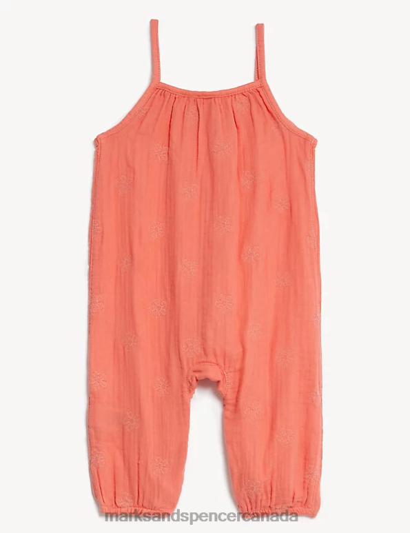 Marks and Spencer sale - Baby Multi Clothing Marks & Spencer Pure Cotton Floral Romper 20VTD7761