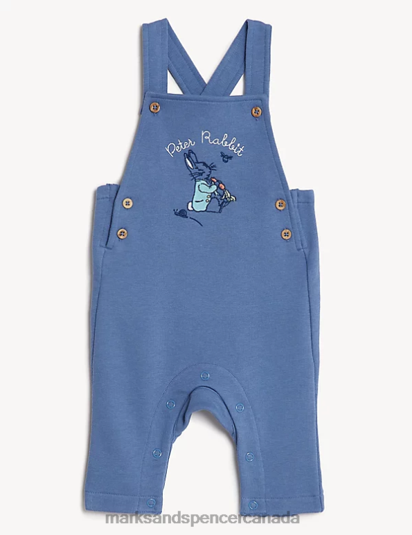 Marks and Spencer Canada - Baby Navy Clothing Marks & Spencer 2pc Cotton Rich Peter Rabbit Outfit 20VTD7283