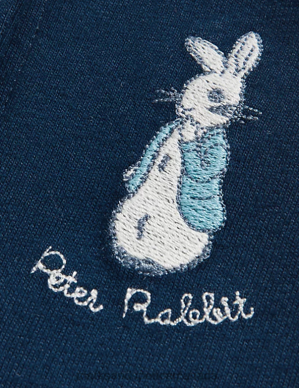 Marks and Spencer sale - Baby Navy Clothing Marks & Spencer 2pc Pure Cotton Peter Rabbit Outfit 20VTD7273