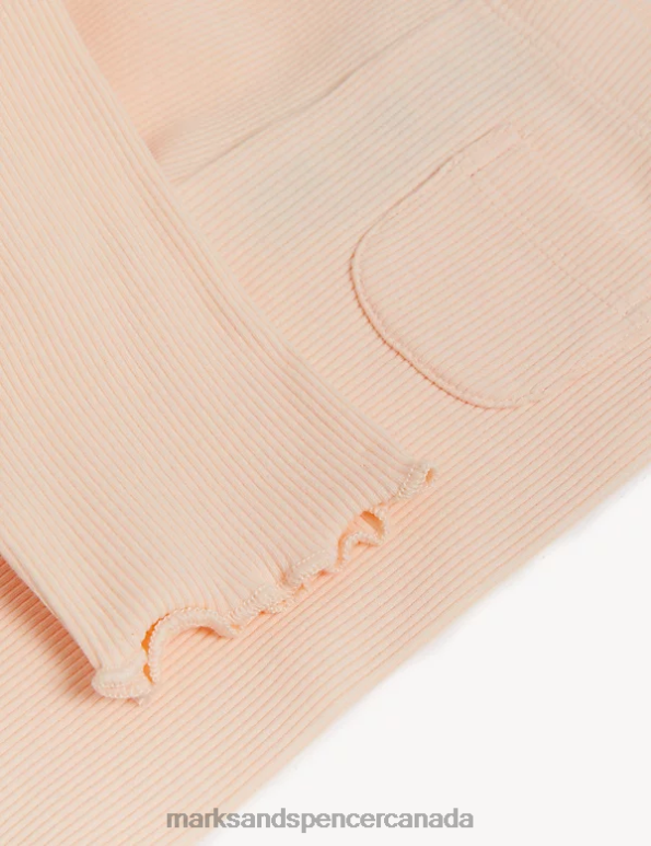 Marks and Spencer Canada - Baby Peach Mix Clothing Marks & Spencer Cotton Rich Outfit 20VTD7709