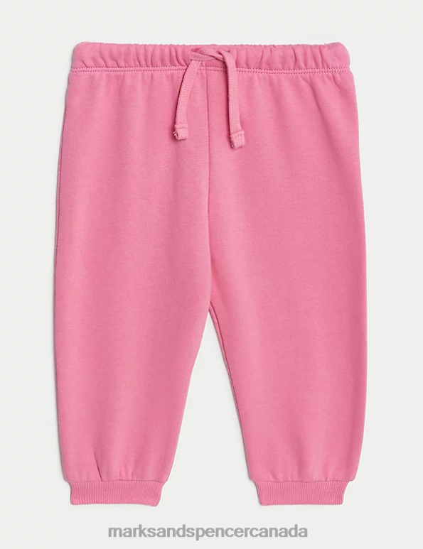 Marks and Spencer Canada - Baby Pink Clothing Marks & Spencer 2pc Cotton Rich Outfit 20VTD7612