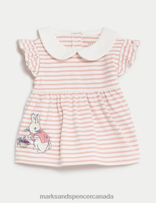 Marks and Spencer near me - Baby Pink Mix Clothing Marks & Spencer 2pc Cotton Rich Peter Rabbit Flopsy Outfit 20VTD7616