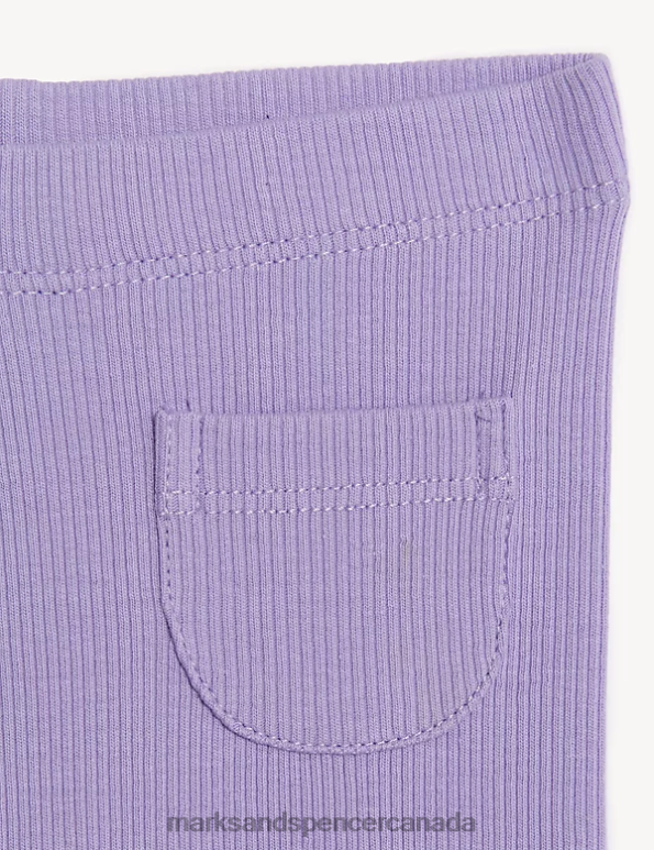 Baby Pink Mix Clothing Marks & Spencer Cotton Ditsy Jersey Outfit 20VTD7741 - Marks and Spencer online