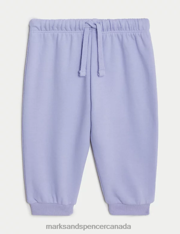 Baby Purple Clothing Marks & Spencer 2pc Cotton Rich Outfit 20VTD7817 - Marks and Spencer online