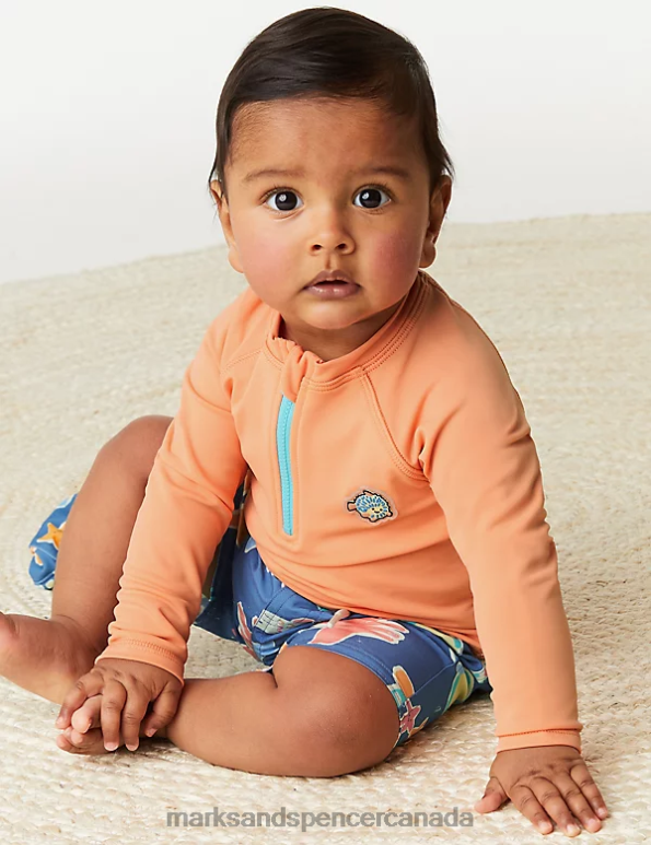 Marks and Spencer sale - Baby Red Mix Clothing Marks & Spencer 3pc Sea Life Swim Set 20VTD7465