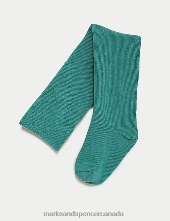 Marks and Spencer near me - Baby Teal Mix Clothing Marks & Spencer 2pc Cotton Rich Floral Outfit 20VTD7640