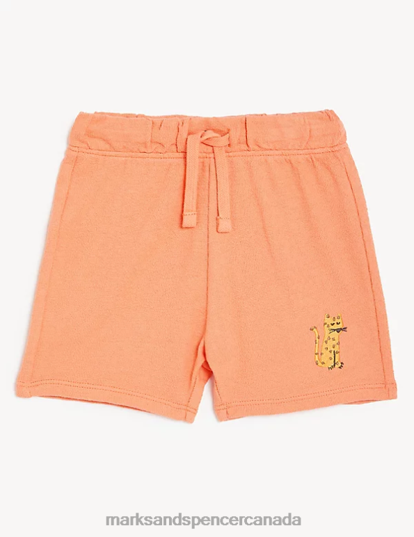 Marks and Spencer sale - Baby Multi Clothing Marks & Spencer 3pk Pure Cotton Printed Shorts 20VTD7361
